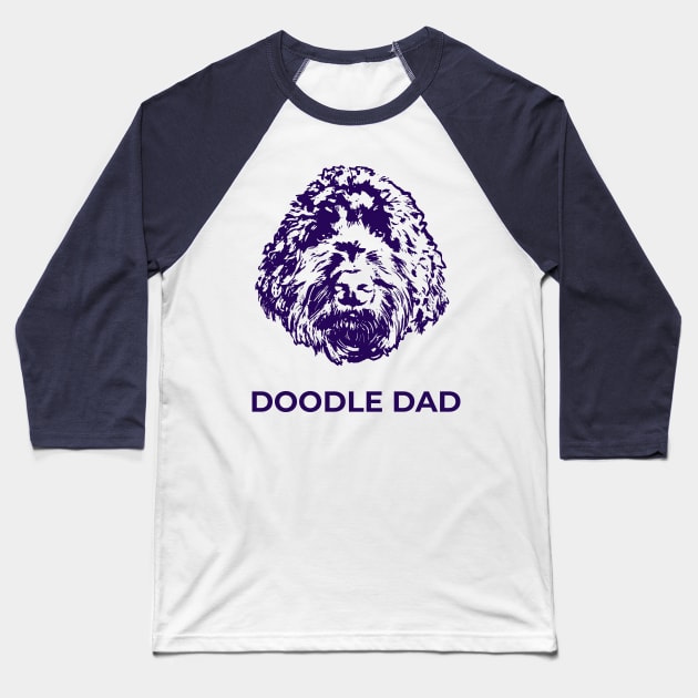 Doodle Dad Baseball T-Shirt by TimeTravellers